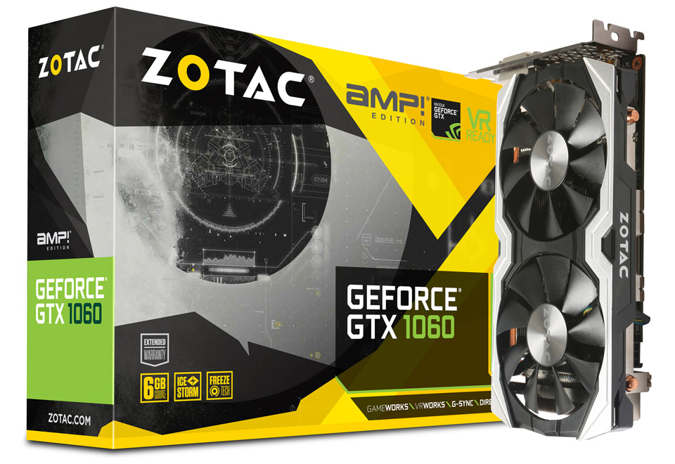ZOTAC GeForce GTX 1060 6GB AMP Edition
