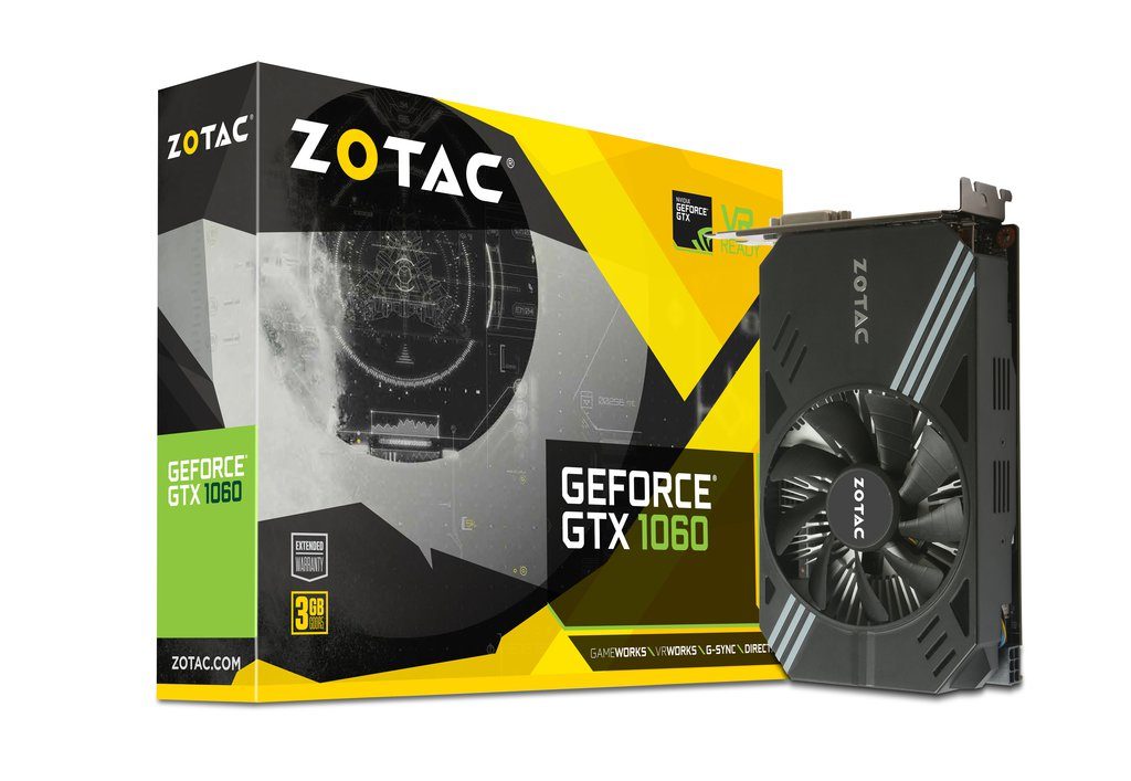 ZOTAC GeForce GTX 1060 3GB Mini