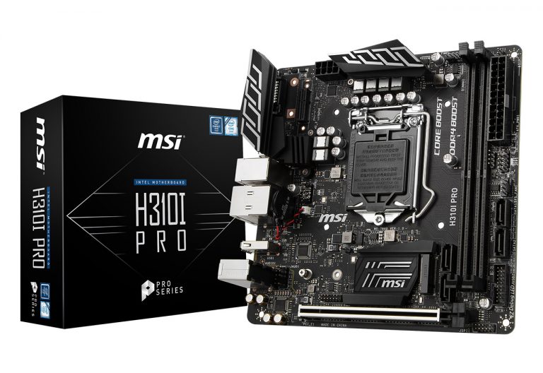 Msi pro series h310i pro какая видеокарта подойдет