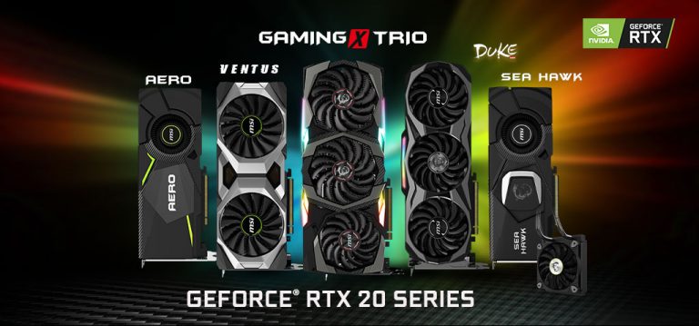 MSIよりGeForce RTX 20シリーズ搭載グラボ発表