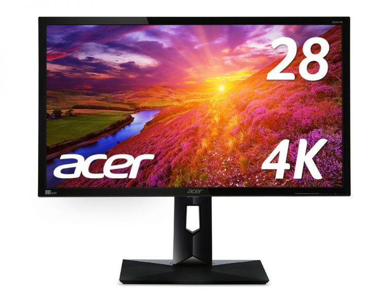 Acerより28インチ4K液晶ディスプレイ｢CB281HKAbmiiprx｣発売