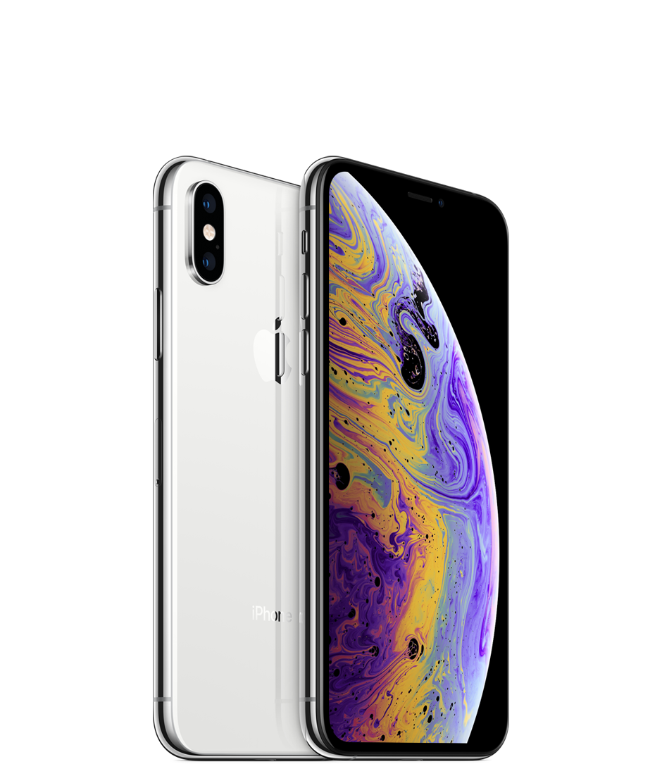 iPhone Xs Silver 64 GB docomo - スマートフォン本体